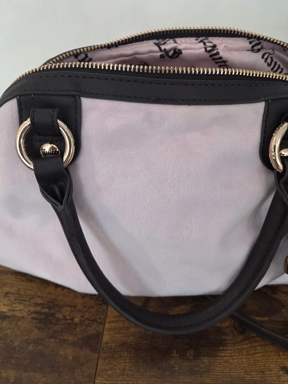 Juicy Couture Pink Embellished Satchel Bag